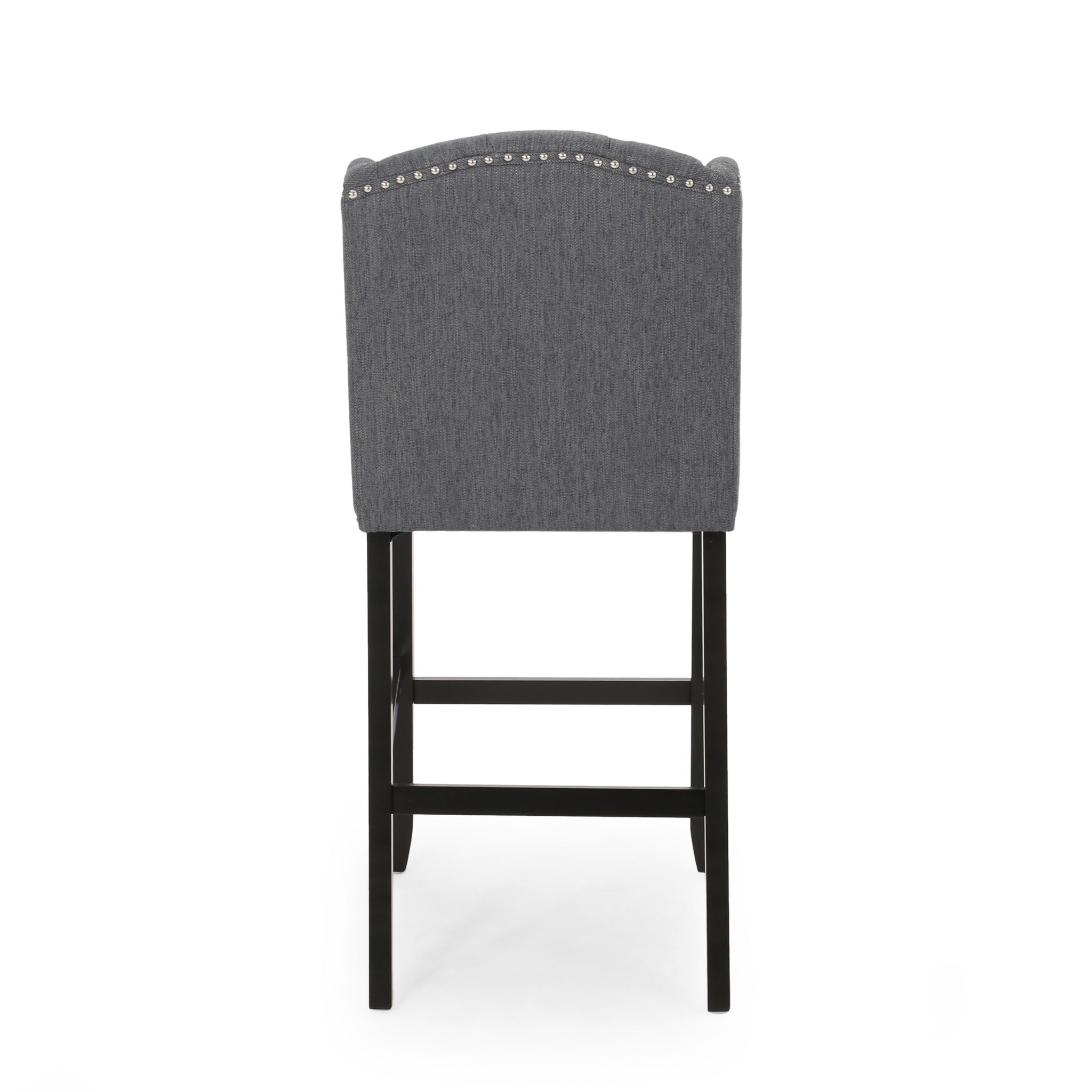 Vienna - Contemporary Fabric Tufted Wingback Counter Stools (Set of 2)