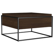 Fulton - Square - Mango Wood Coffee Table - Dark Brown
