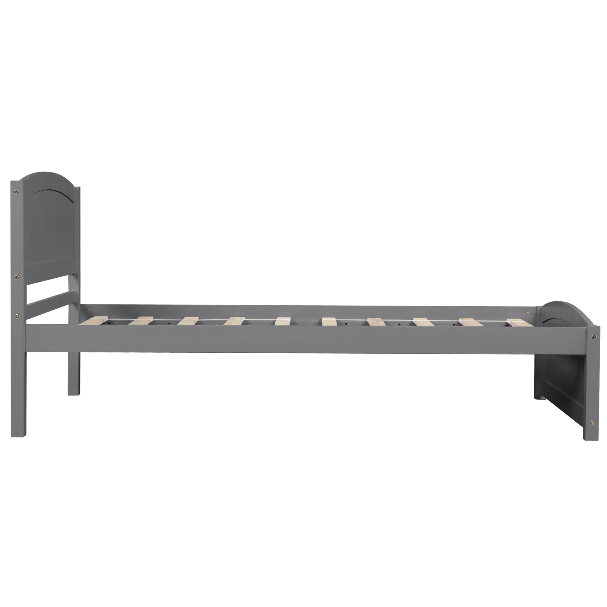 Platform Bed & Headboard, Footboard And Wood Slat Support