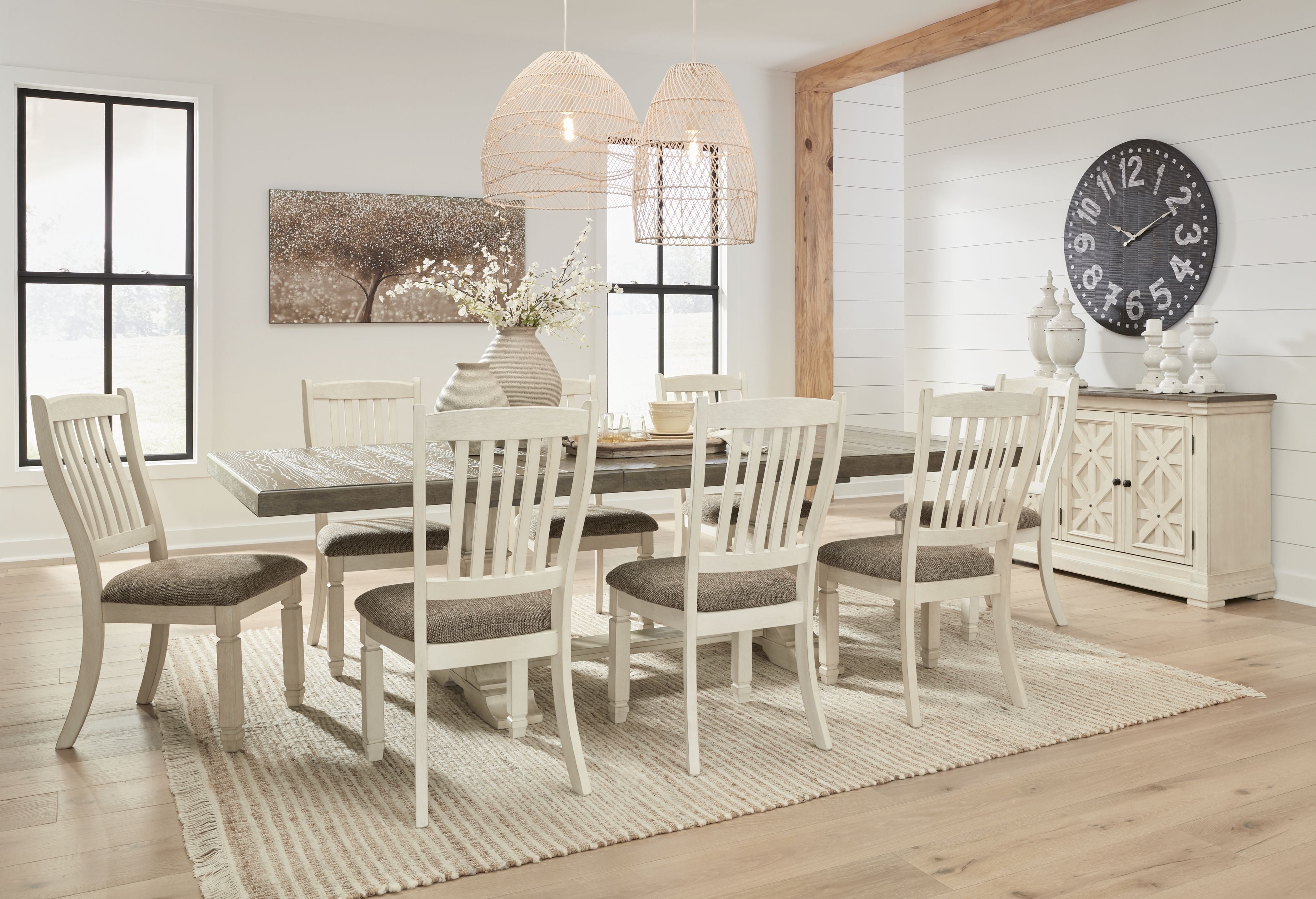 Signature Design by Ashley® Bolanburg - Dining Room Set | Meri Furniture