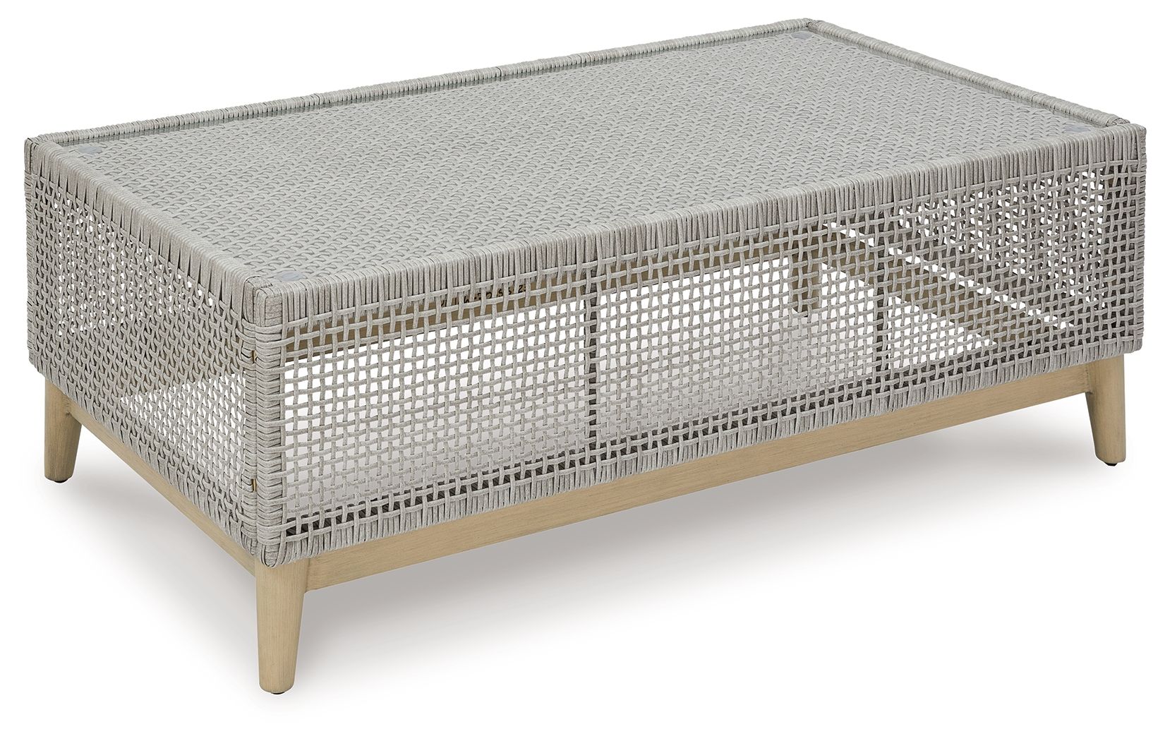 Signature Design by Ashley® Seton Creek - Gray - Rectangular Cocktail Table | Meri Furniture