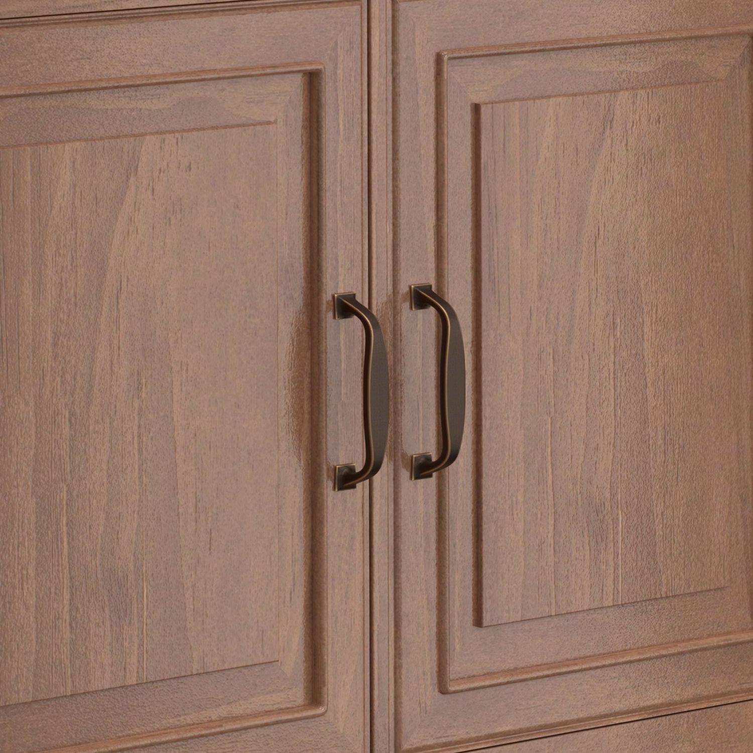 Connaught - Entryway Storage Cabinet - Medium Saddle Brown