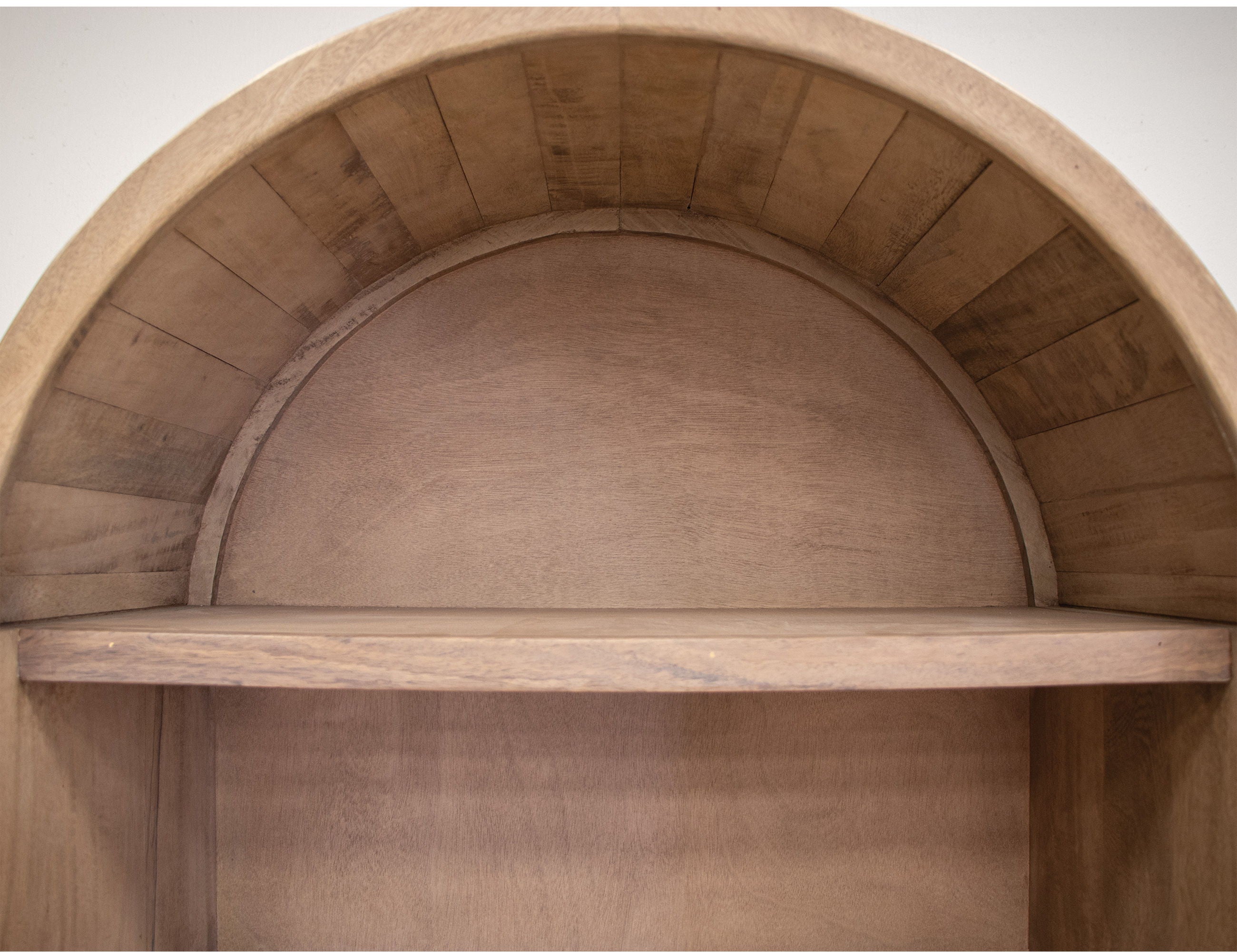 International Furniture Direct Natural Parota - 5 Shelves Bookcase - Brown Cappuccino | Meri Furniture