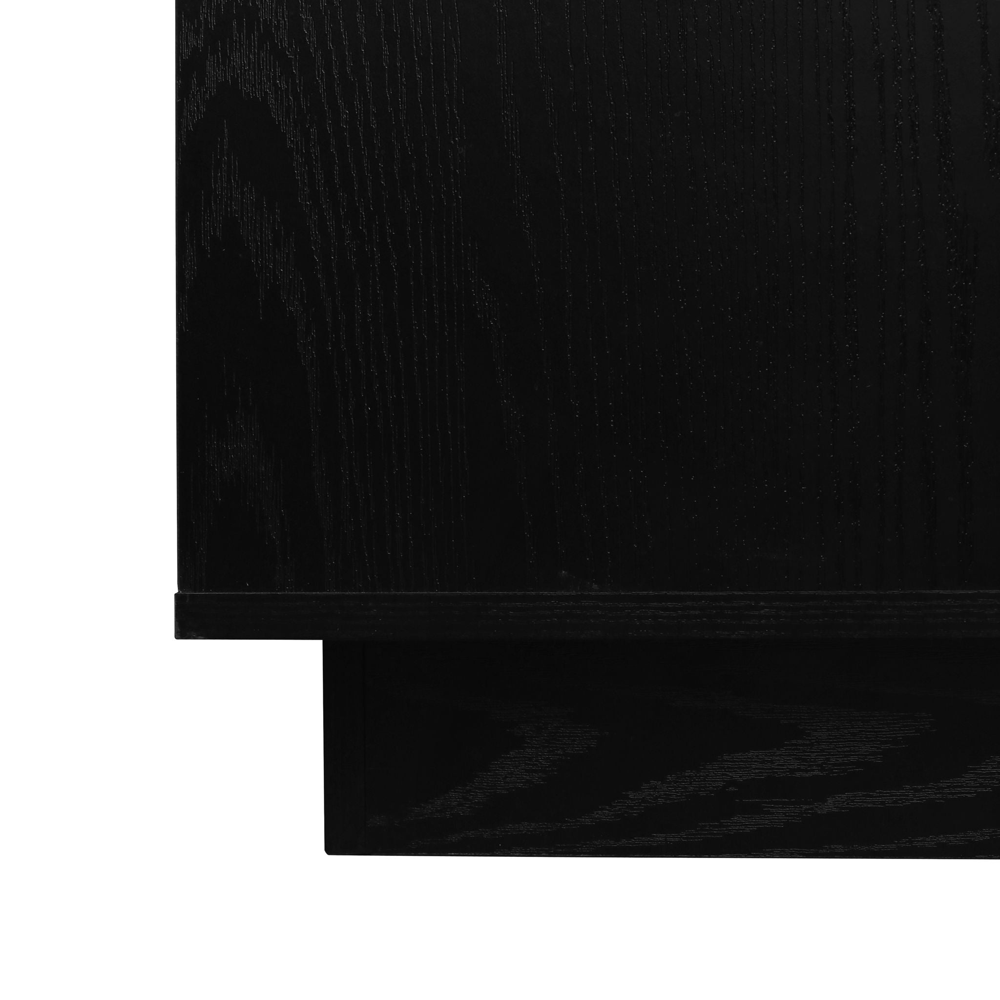 Storage Cabinet With Door For Living Room, Dining Room - Black