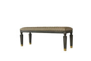 ACME House - Marchese Bench - Tan PU & Tobacco Finish | Meri Furniture