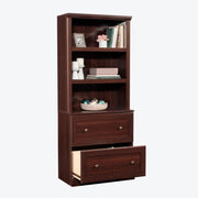 Bookcase with Drawers in Select Cherry