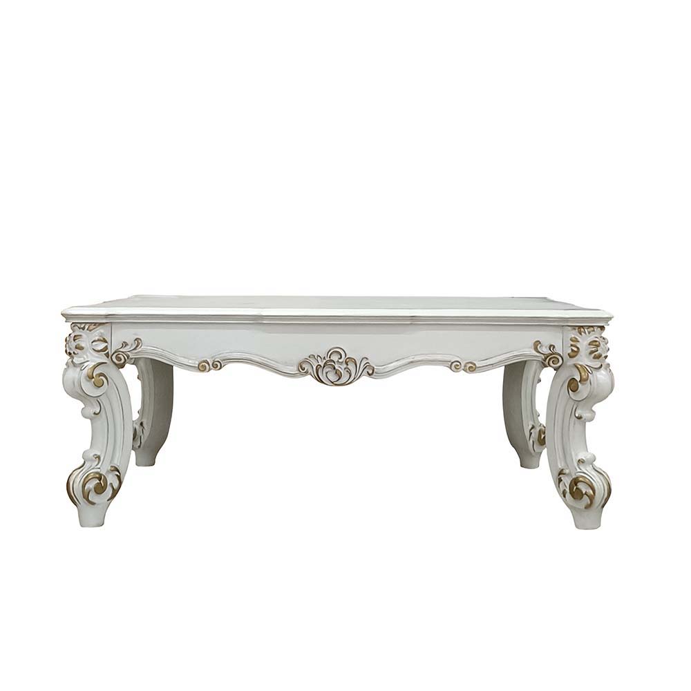 ACME Vendom II - Coffee Table - Antique Pearl Finish | Meri Furniture