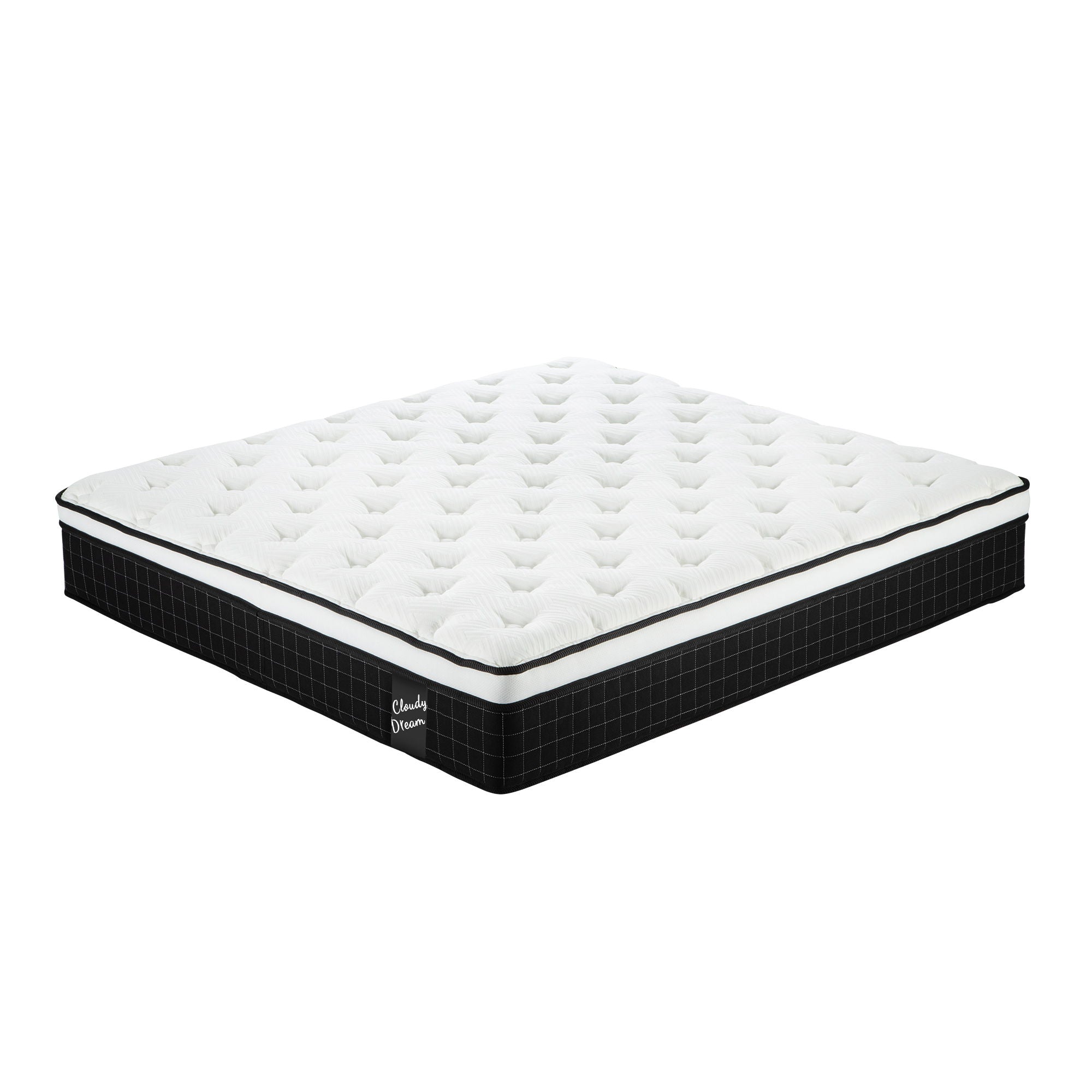 12" Hybrid Mattress With Individual Pocket Spring, Comortable Memory Foam