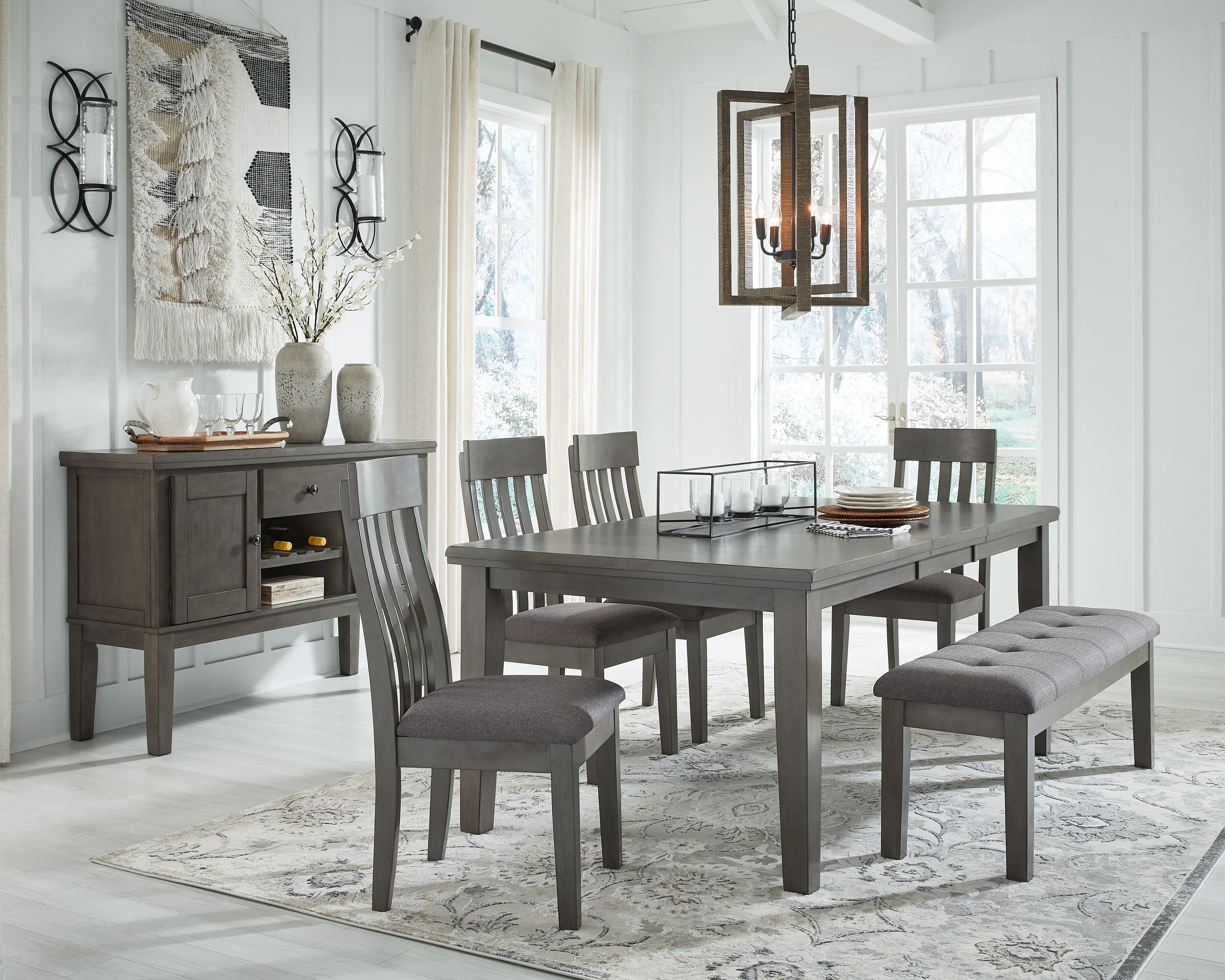 Signature Design by Ashley® Hallanden - Dining Room Set | Meri Furniture