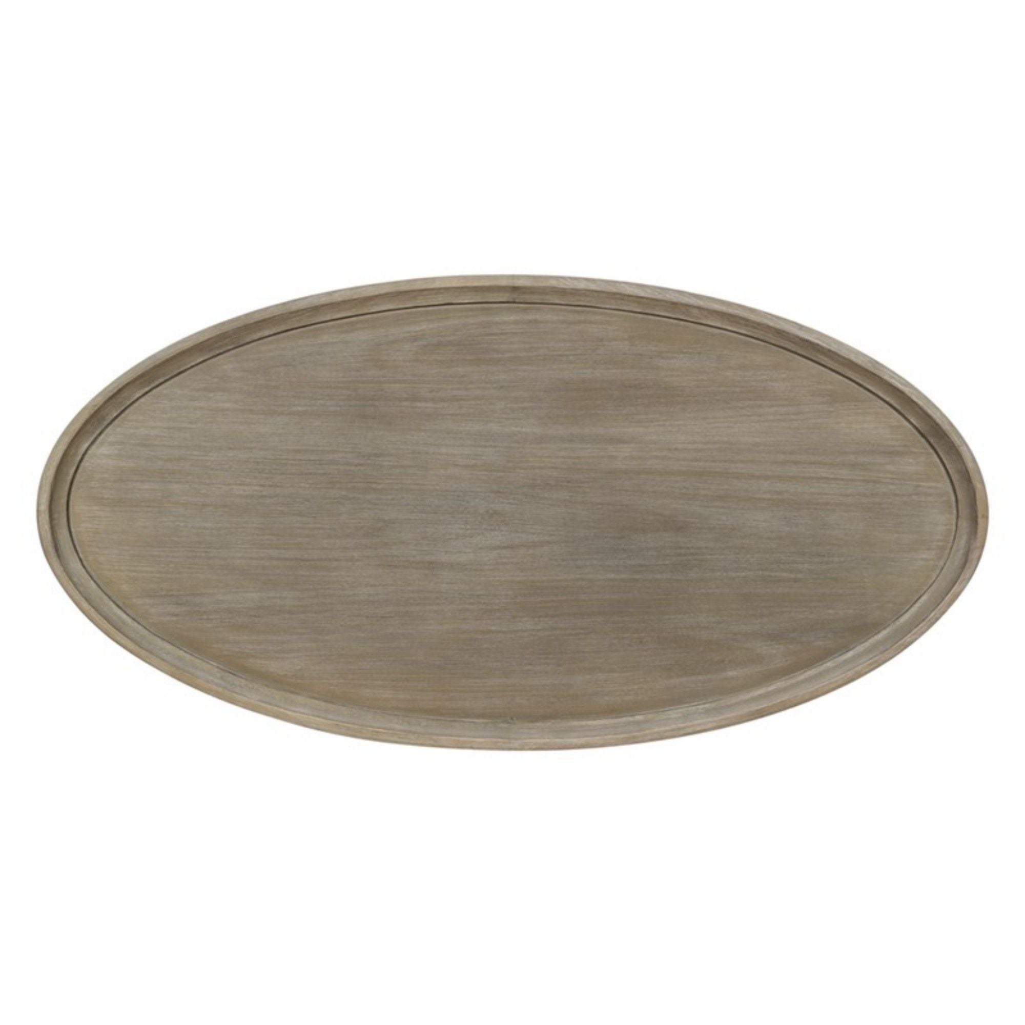 Bedford - Oval Coffee Table With Shelf - Natural