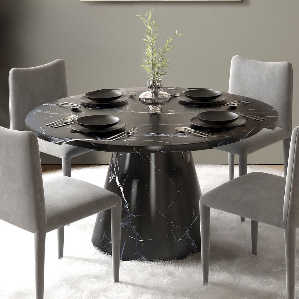 ACME Hollis - Dining Table With Engineering Stone Top - Engineering | Meri Furniture
