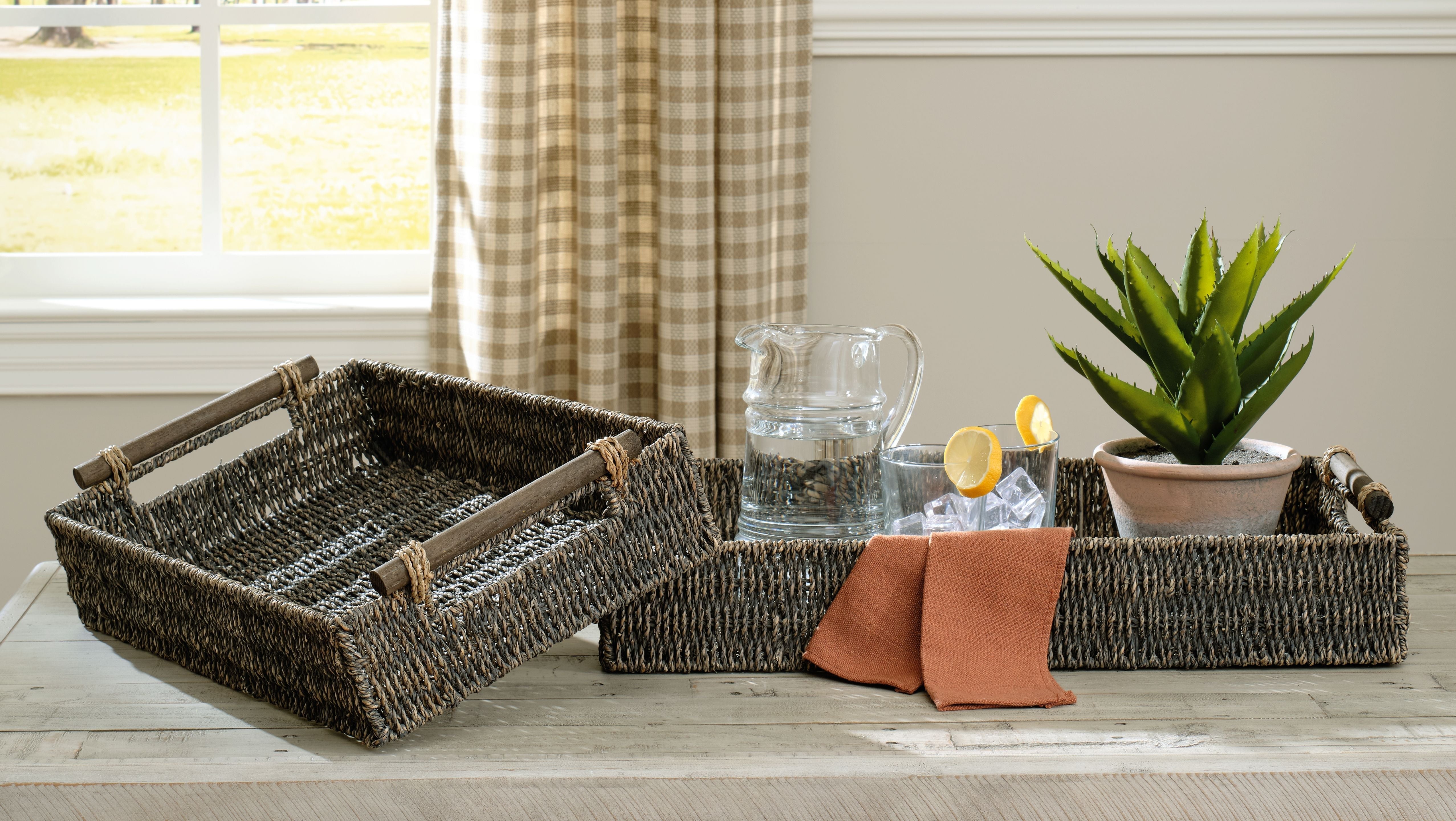 Ashley Furniture Halima - Tray Set (Set of 2) | Meri Furniture