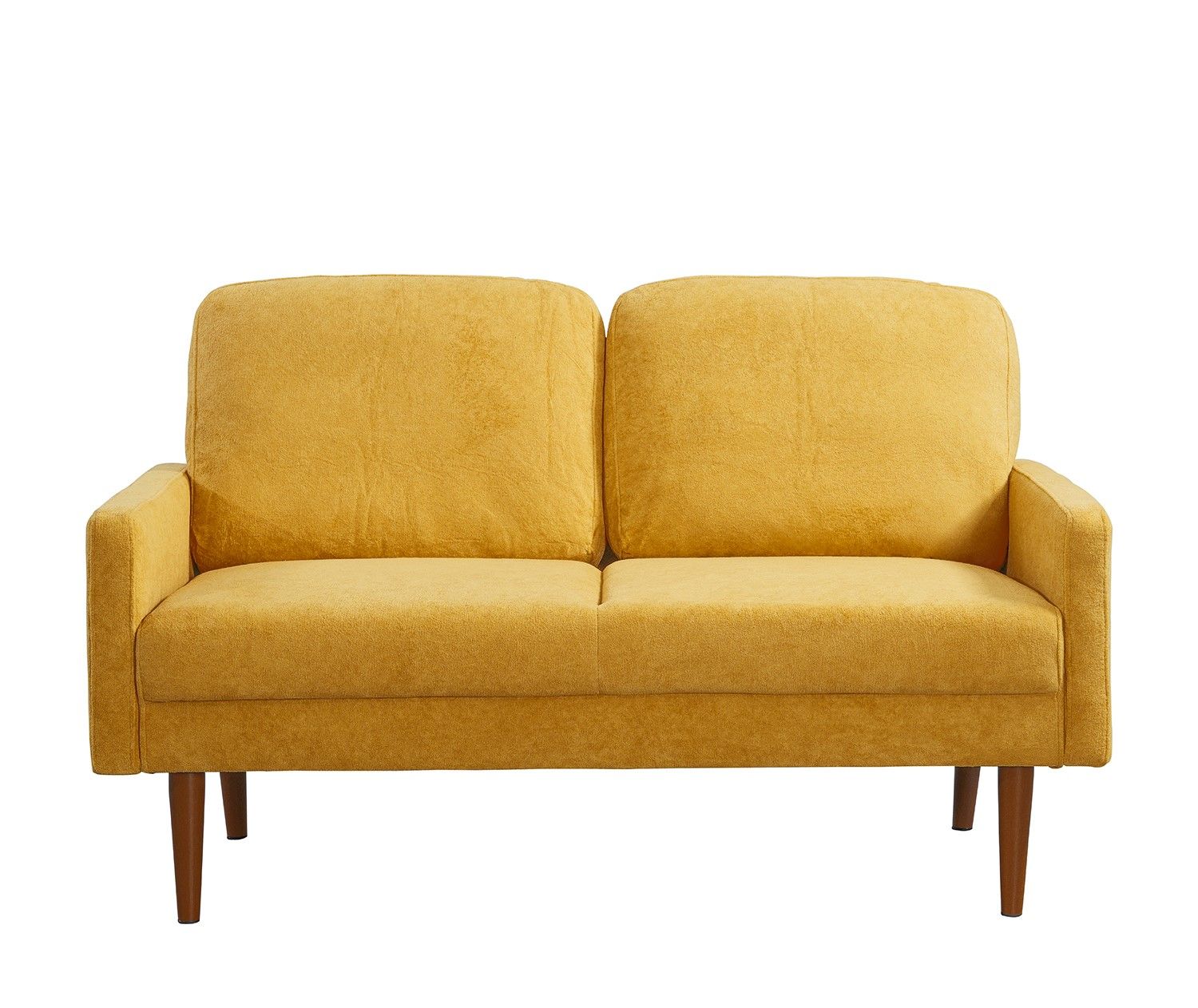 Loveseat Sofa, European Style With Sleek Design, Modern & Vintage Flair, Upholstered 2 Seater Couch