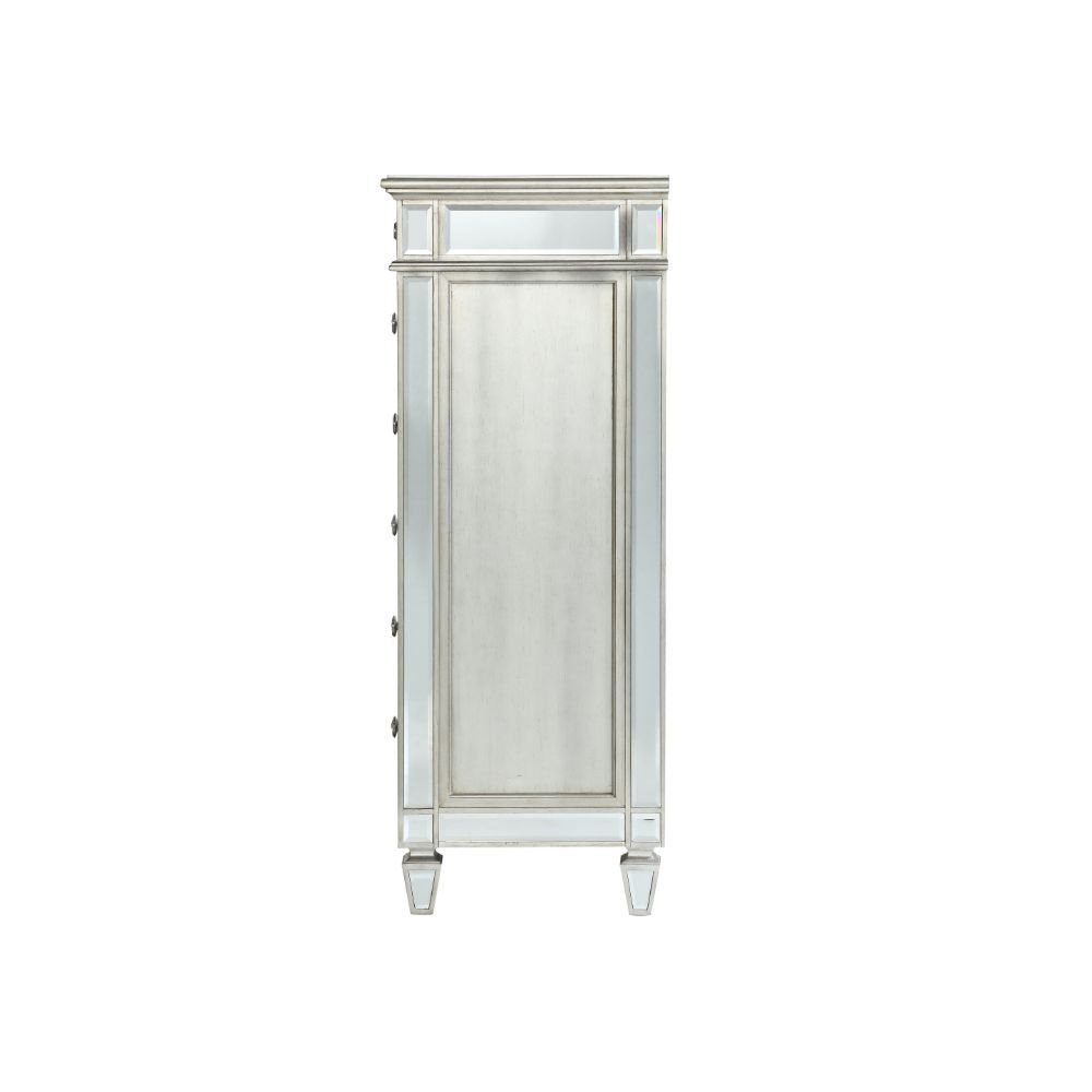 ACME Varian - Chest - Mirrored | Meri Furniture