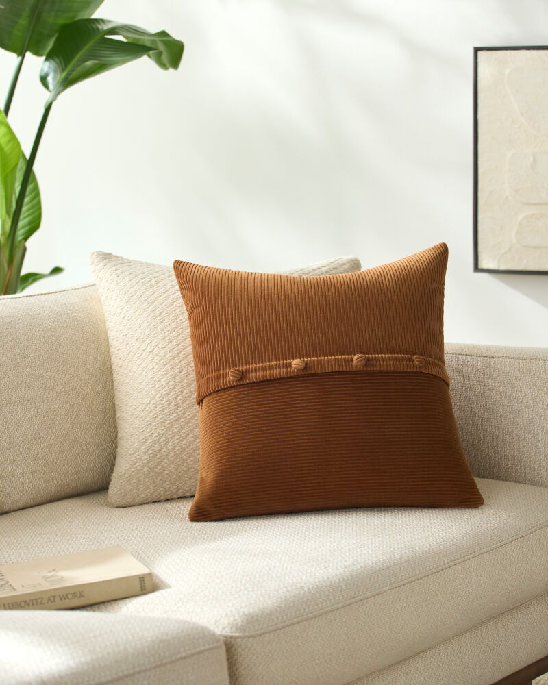 Corduroy Quarters Pillow