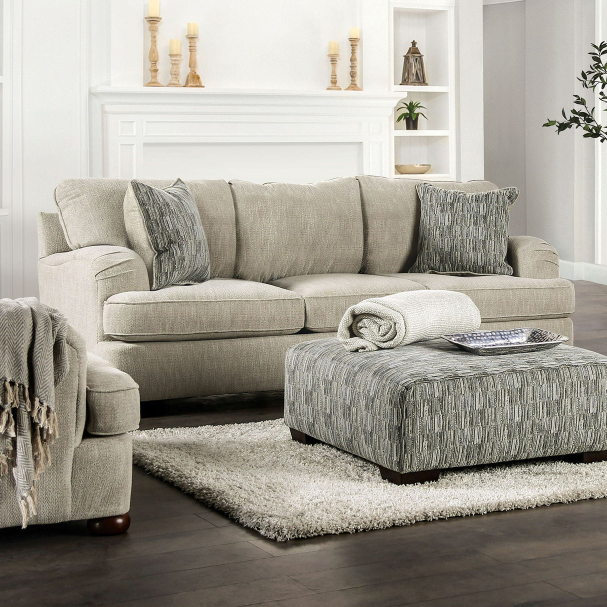 Furniture of America Salisbury - Sofa | Meri Furniture