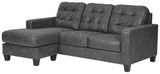 Ashley Furniture Venaldi - Gunmetal - Sofa Chaise | Meri Furniture