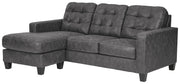 Ashley Furniture Venaldi - Gunmetal - Sofa Chaise | Meri Furniture