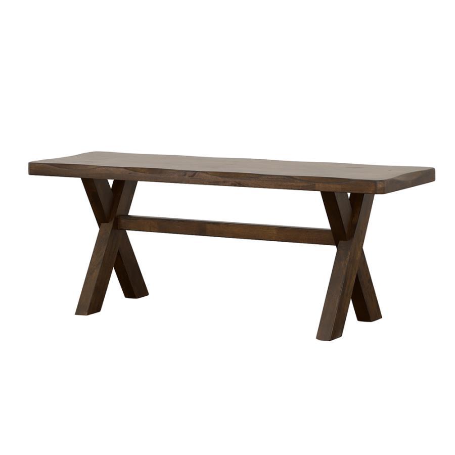 Coaster Fine Furniture Alston - Wood Dining Bench - Knotty Nutmeg | Meri Furniture