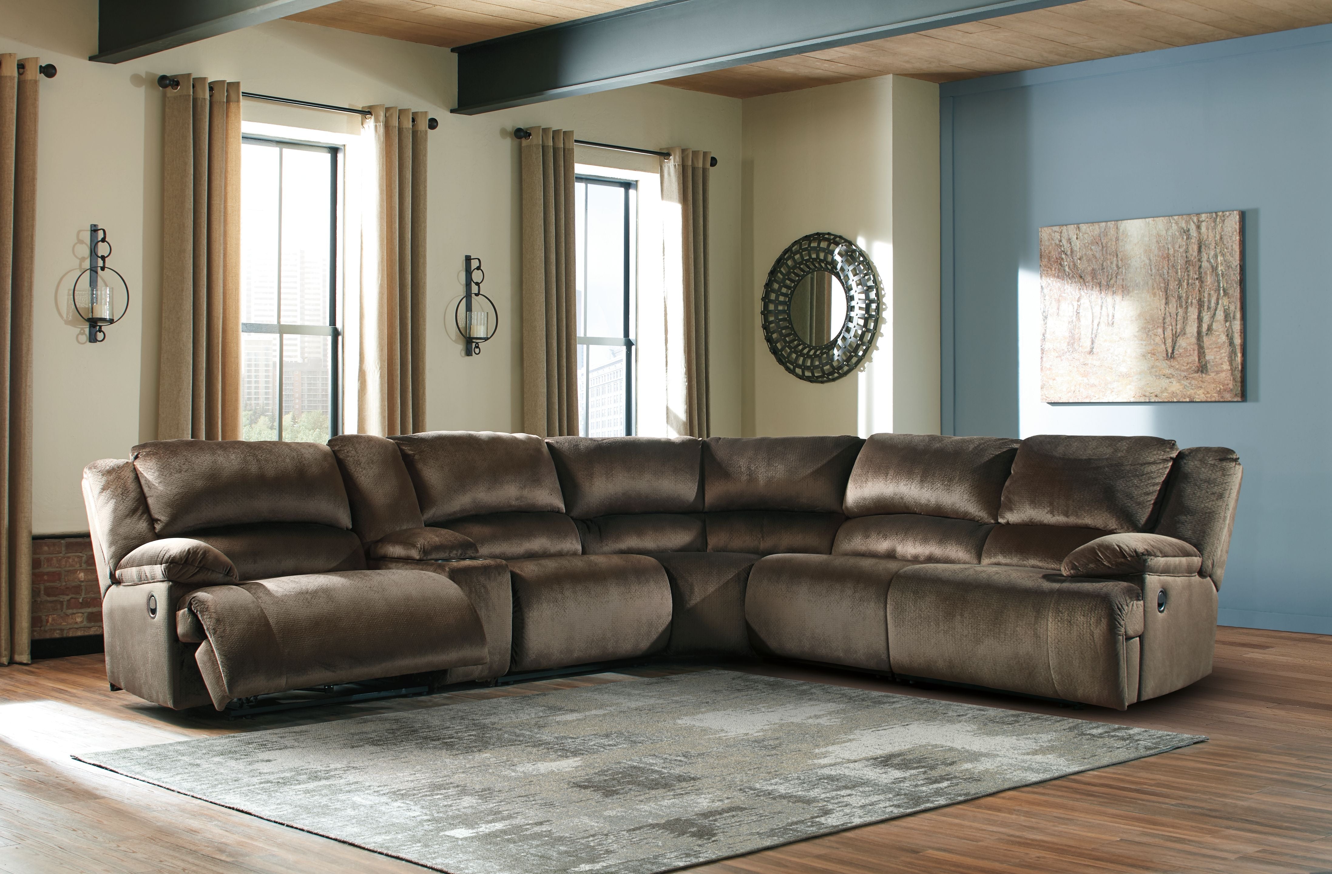 Signature Design by Ashley® Clonmel - Reclining Sectional | Meri Furniture