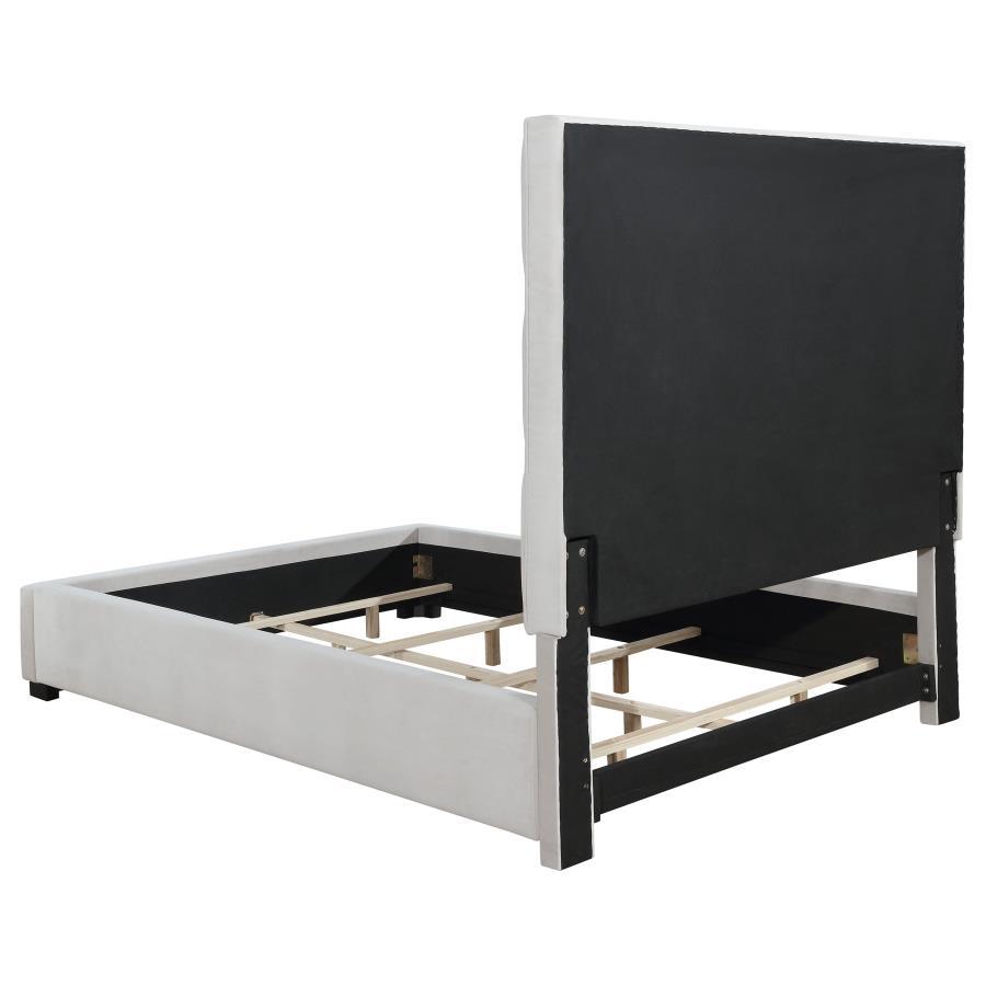Coaster Fine Furniture Panes - Upholstered Panel Bed | Meri Furniture