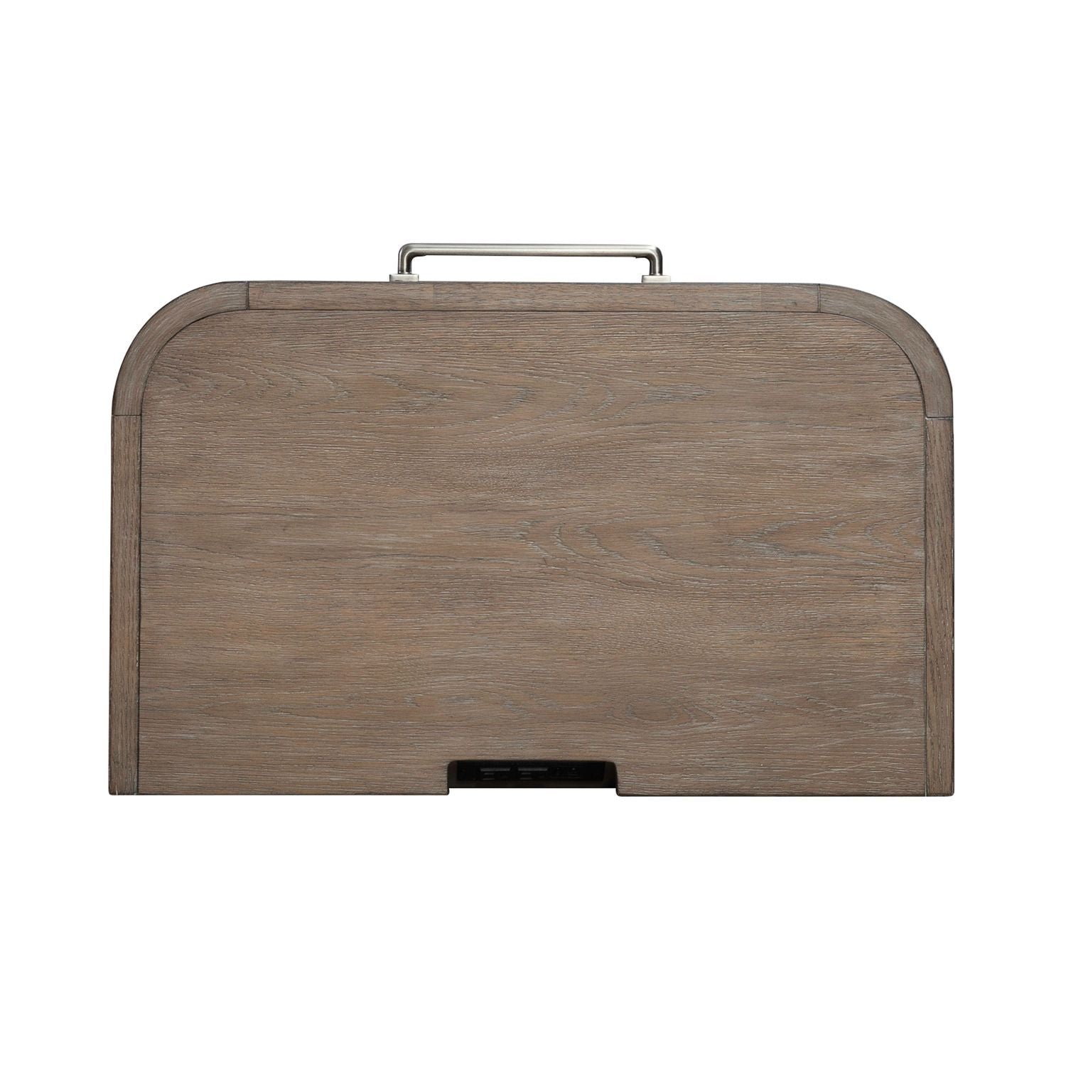 South Bend - Open Nightstand With Charging Station - Brown