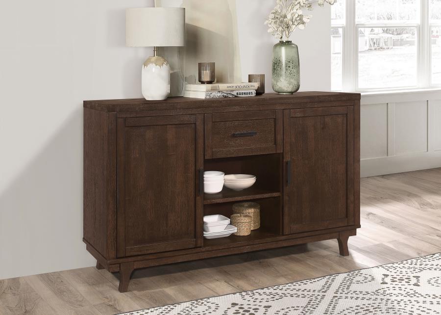 Coaster Fine Furniture Reynolds - 2 Door Sideboard Buffet Storage Cabinet - Brown Oak | Meri Furniture
