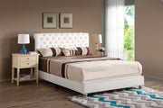 Elegant Transitional Upholstered Bed
