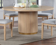 Caspian Oak Finish 59" Dining Table