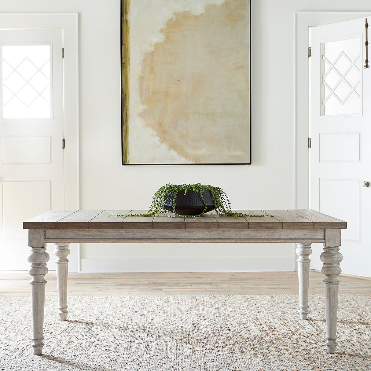 Liberty Furniture Heartland - Rectangular Leg Table - White | Meri Furniture