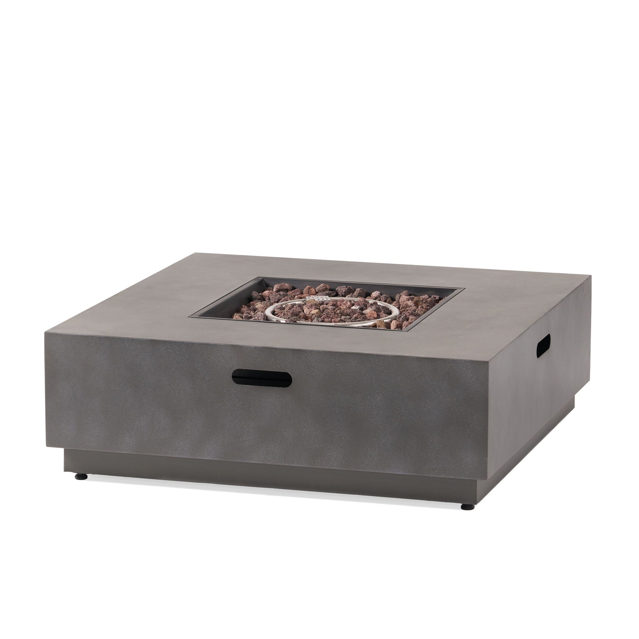 Modern Square Fire Pit With 50,000 Btu