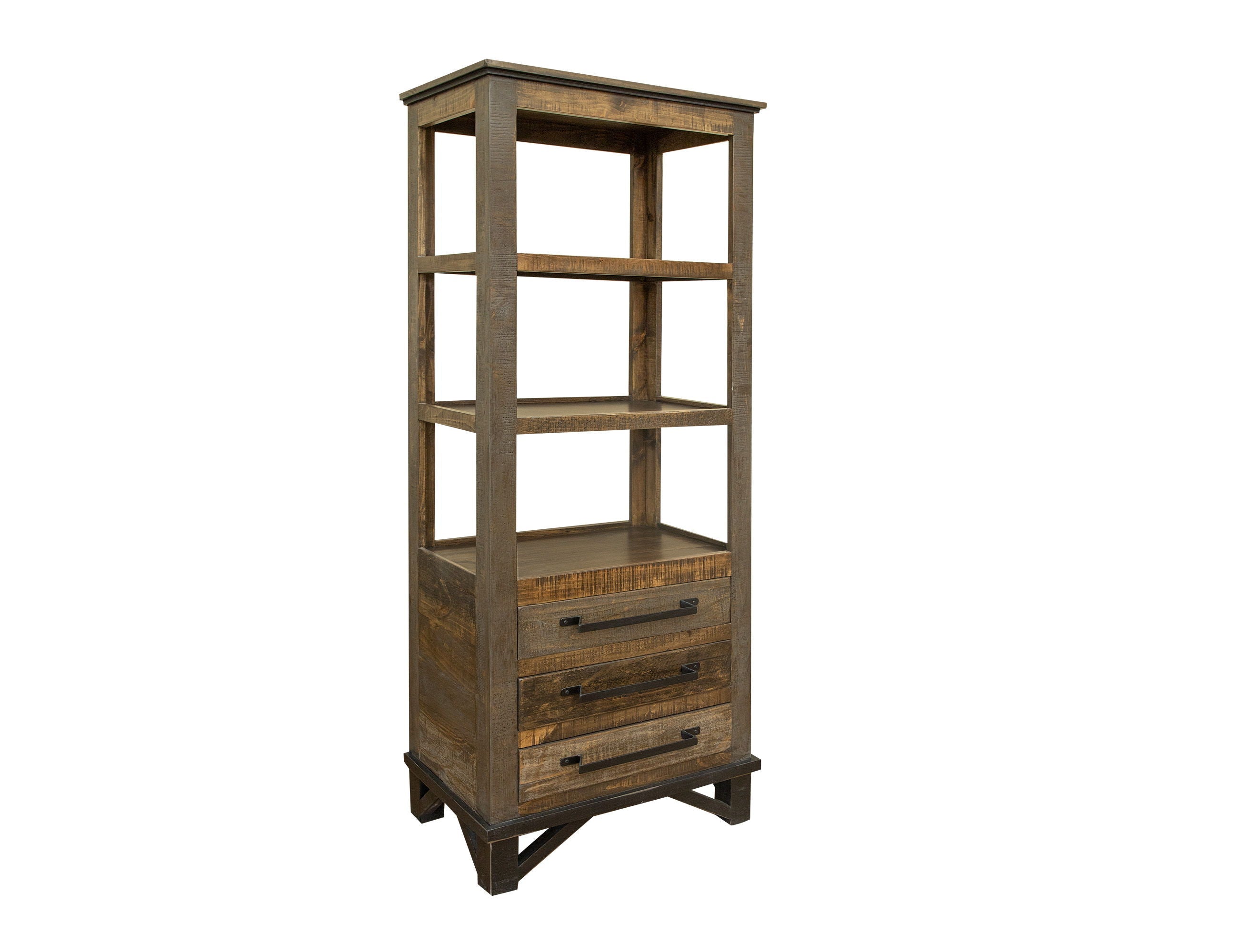 International Furniture Direct Loft Brown - Pier - Two Tone Gray / Brown | Meri Furniture