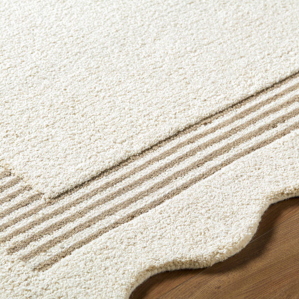 Scalloped Handmade Rug