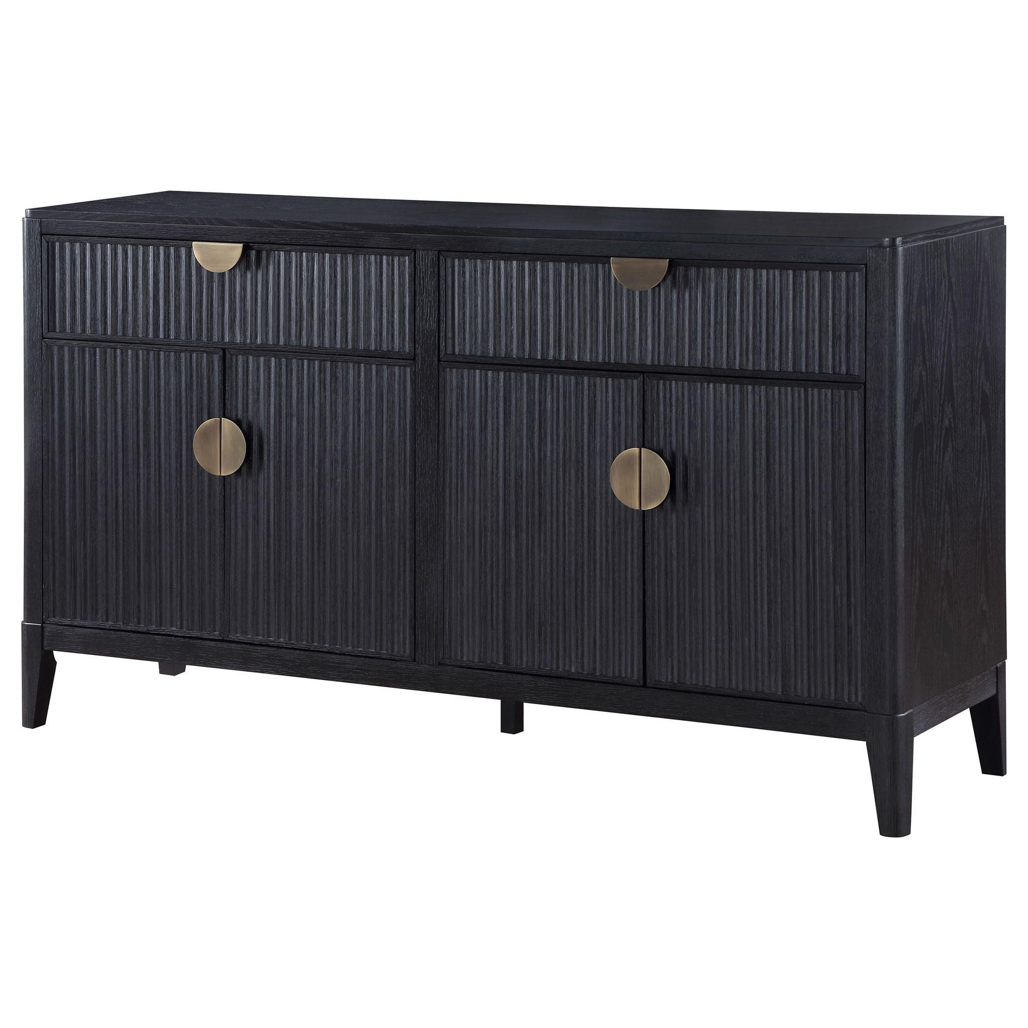 Mason - 2 Drawer Sideboard Storage Furniture - Black