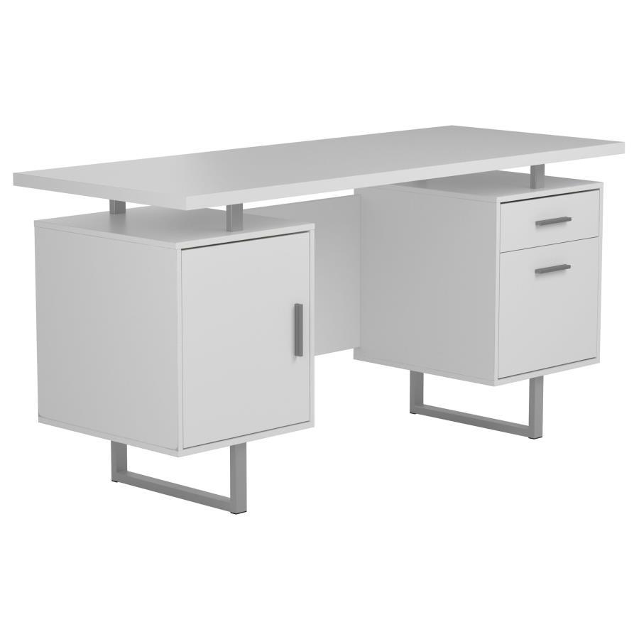 Coaster Fine Furniture Lawtey - 2-Drawer Computer Desk | Meri Furniture