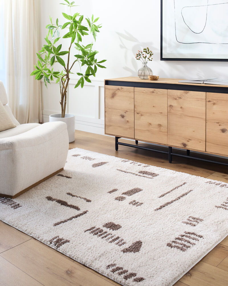 Fossay Shag Machine Woven Rug