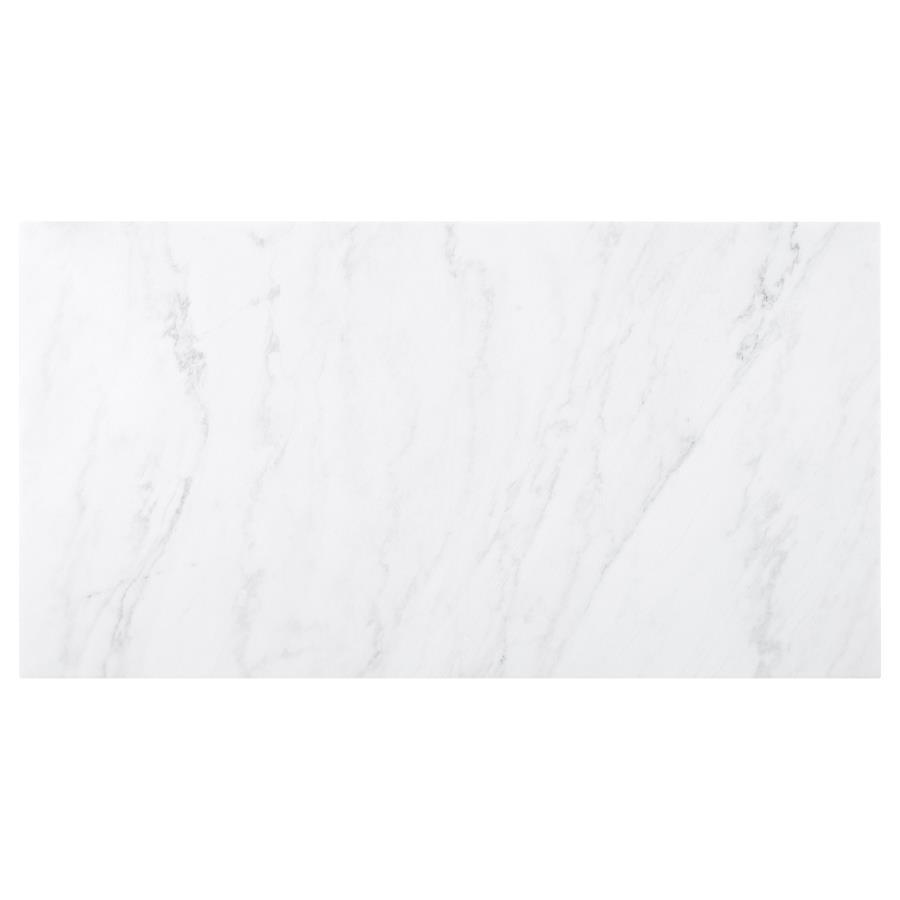 Coaster Fine Furniture Sherry - Rectangular Marble Top Dining Table Set | Meri Furniture