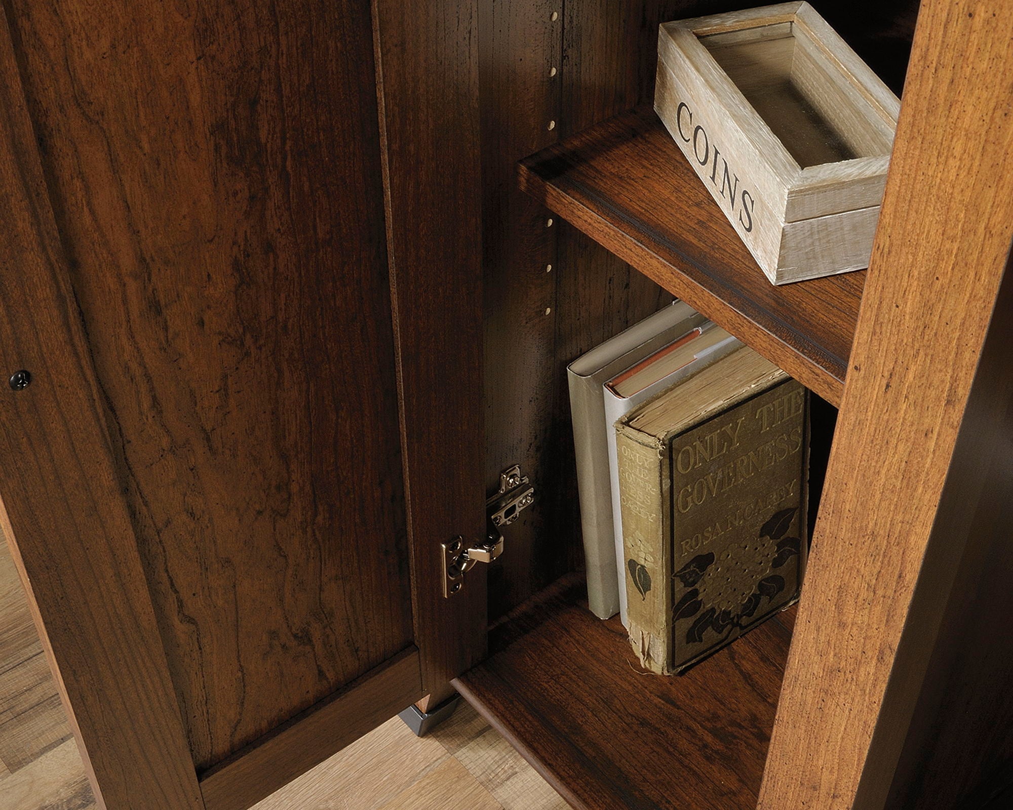 Carson Forge Computer Desk Washington Cherry