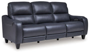 Signature Design by Ashley® Mercomatic - Power Reclining Sofa With Adj Headrest | Meri Furniture