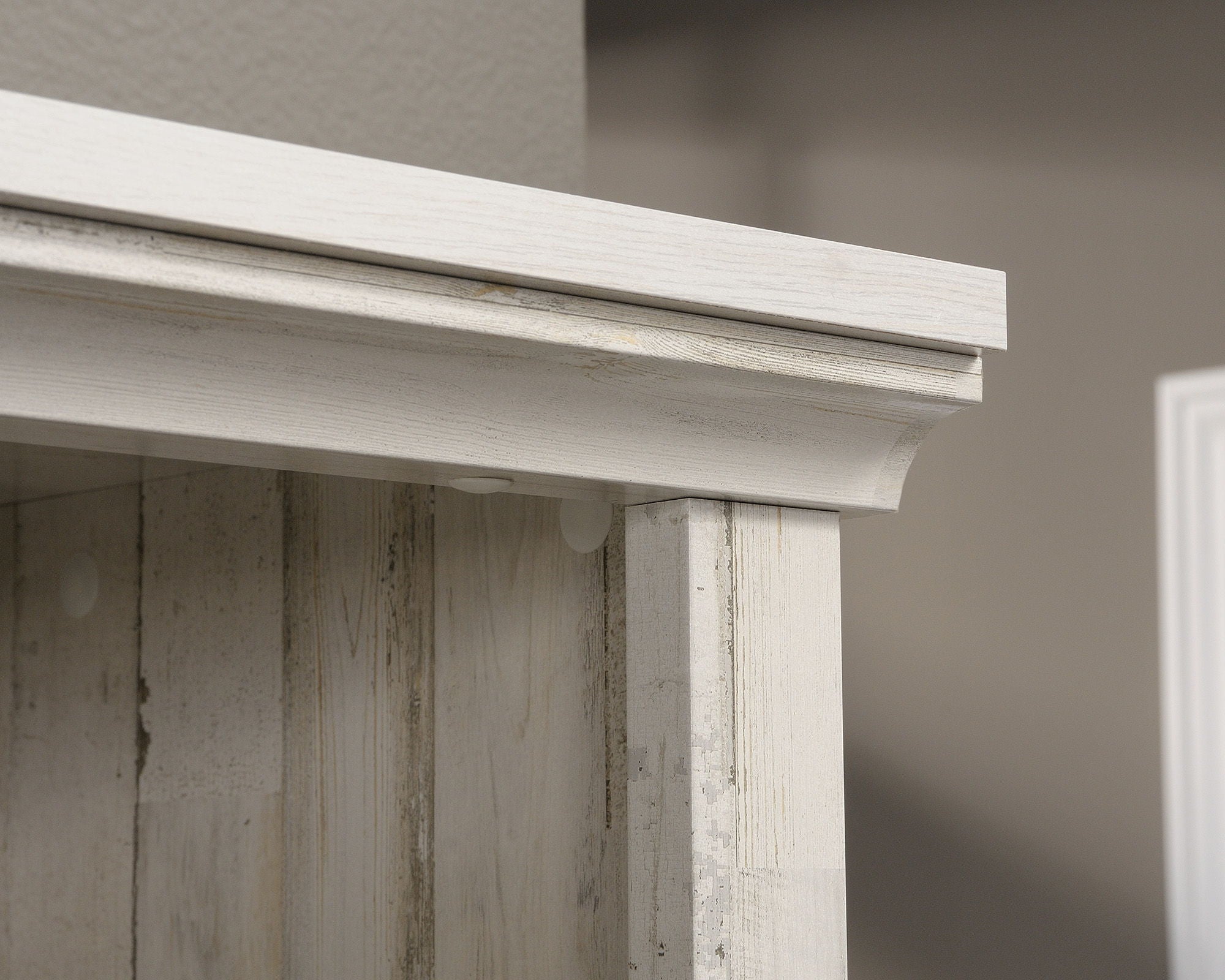 5-Shelf Bookcase in White Plank