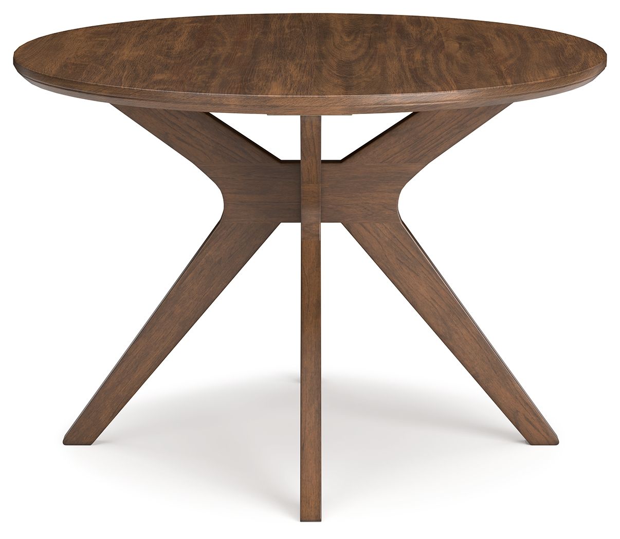 Signature Design by Ashley® Lyncott - Brown - Round Dining Room Table | Meri Furniture