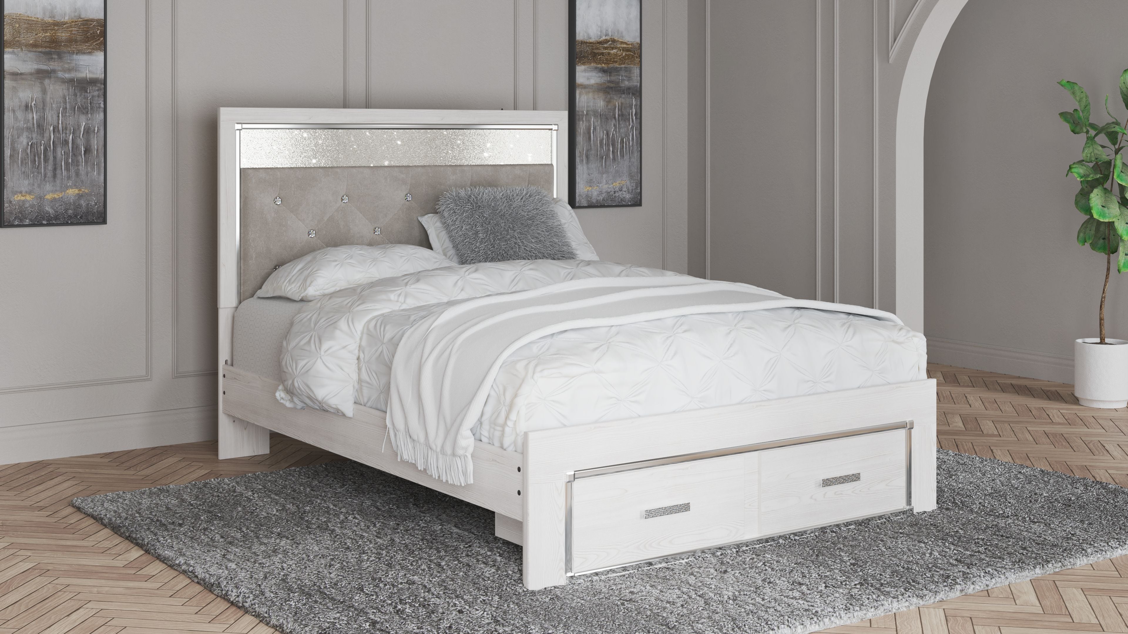 Signature Design by Ashley® Altyra - Panel Bed | Meri Furniture