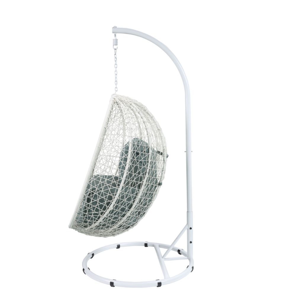 ACME Simona - Patio Swing Chair with Stand | Meri Furniture
