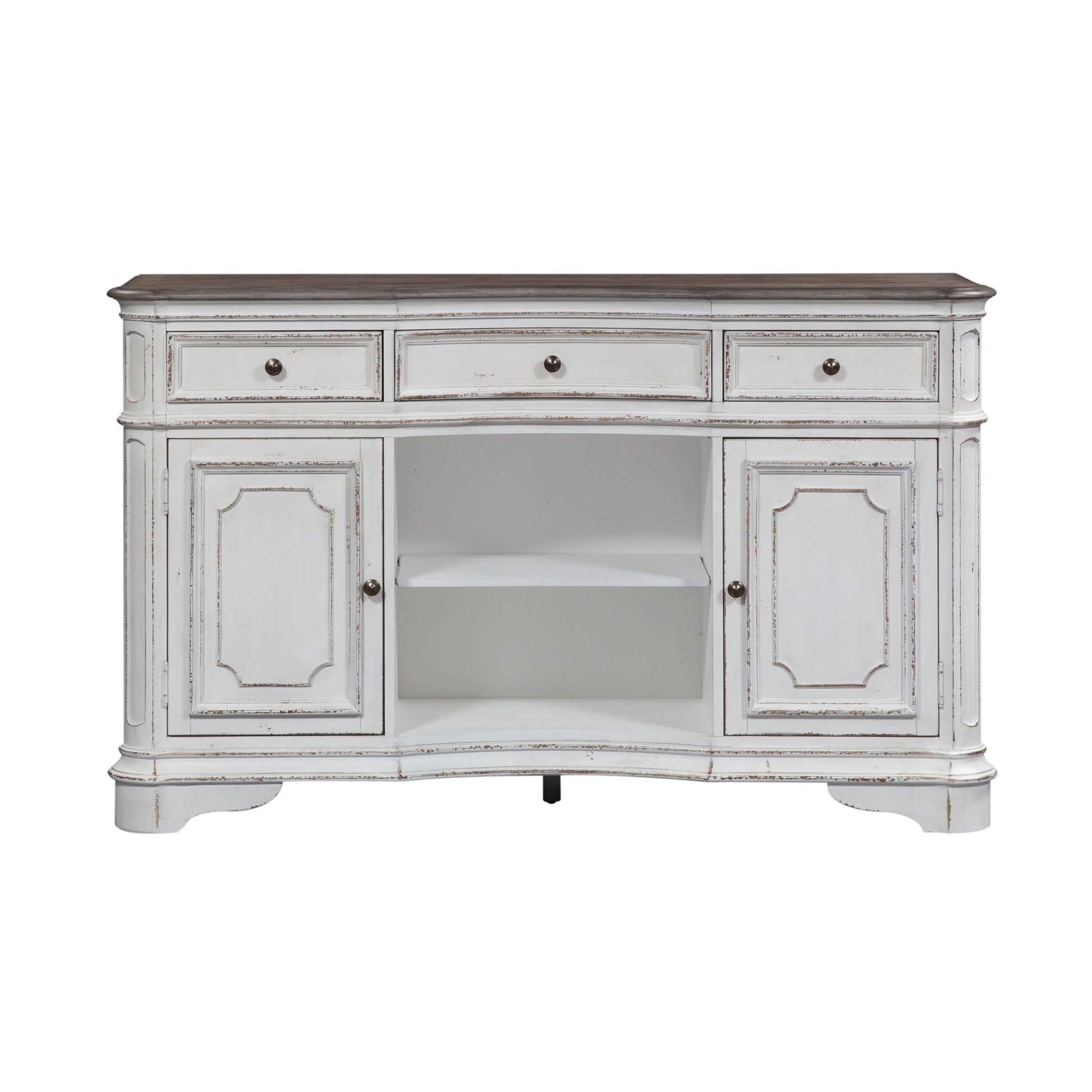 Liberty Furniture Magnolia Manor - Server - White | Meri Furniture