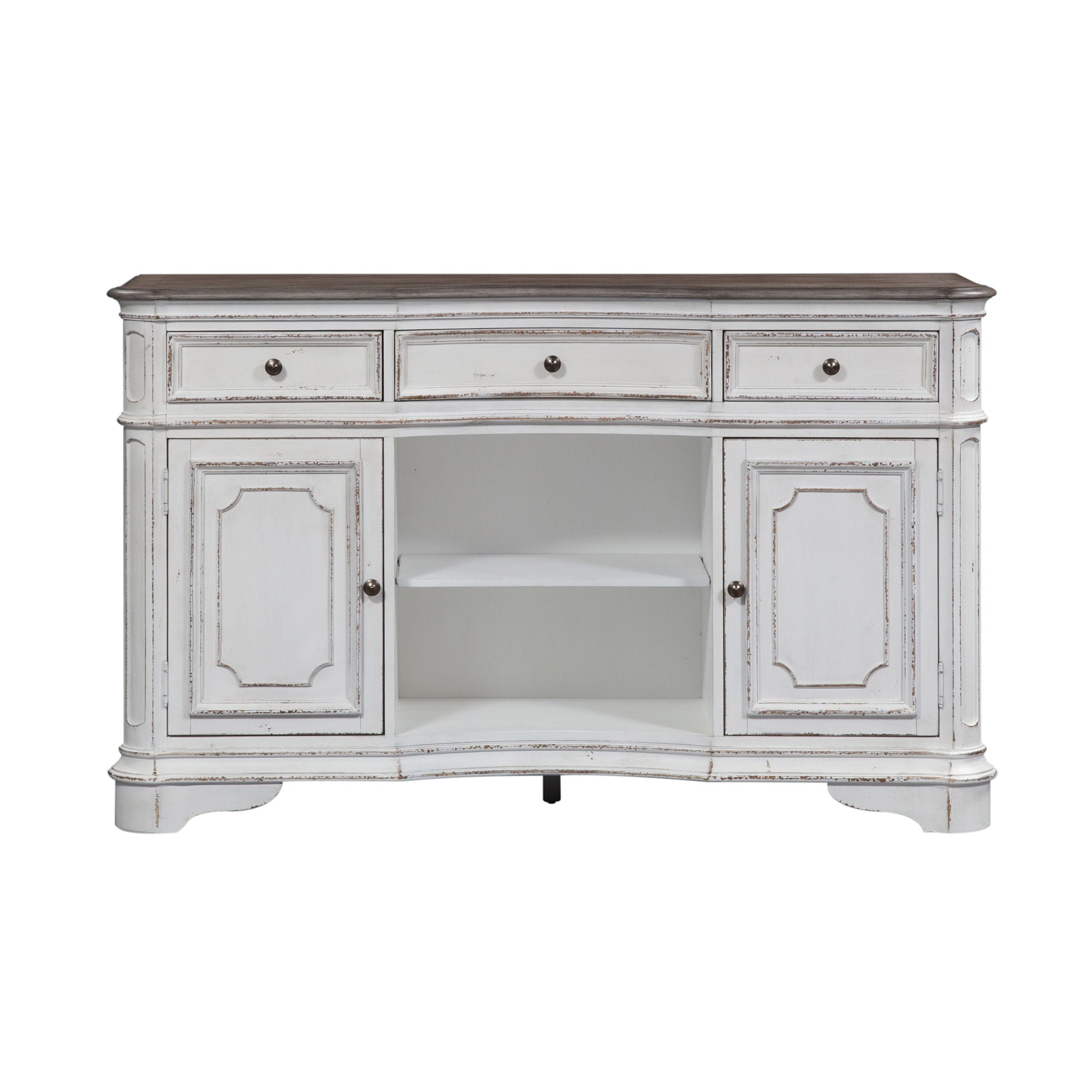 Liberty Furniture Magnolia Manor - Server - White | Meri Furniture