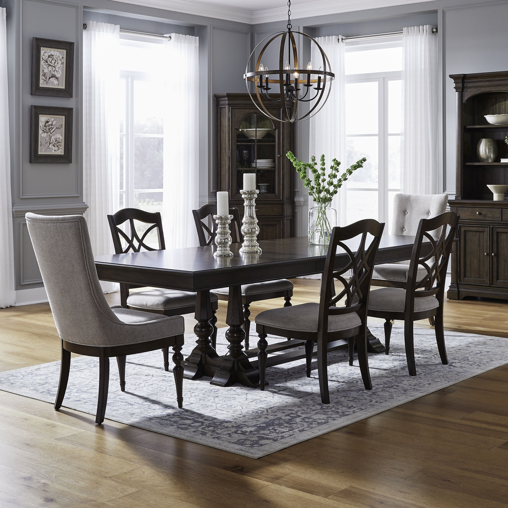 Liberty Furniture Arden Road - Trestle Table Set | Meri Furniture
