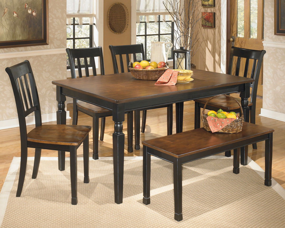 Signature Design by Ashley® Owingsville - Dining Room Table Set | Meri Furniture