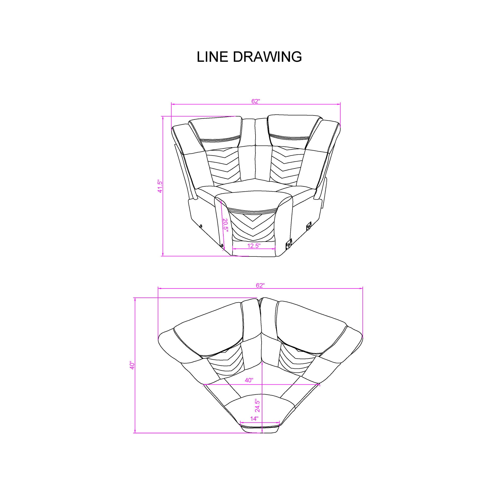 Raize - Sectional - Ash