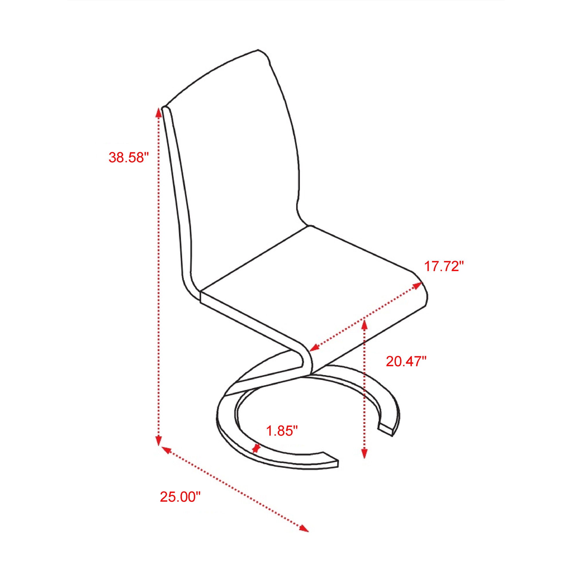 Marcus - Horseshoe Dining Chairs (Set of 2)