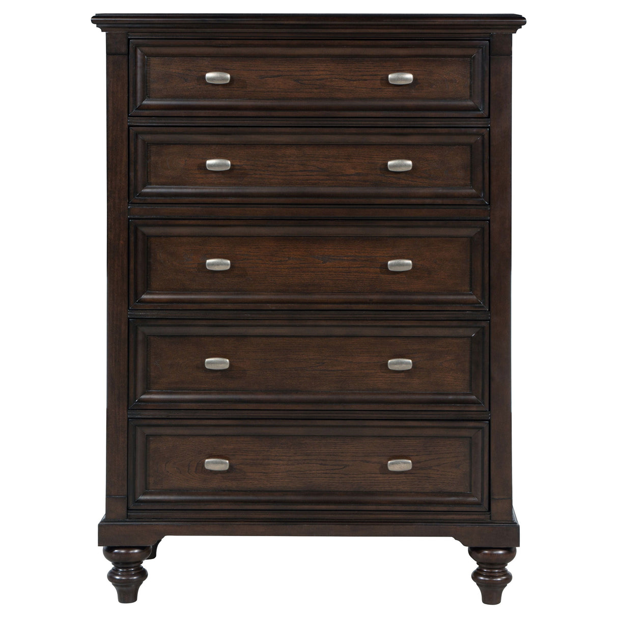 Andover - 5-Drawer Chest Of Drawers - Dark Oak